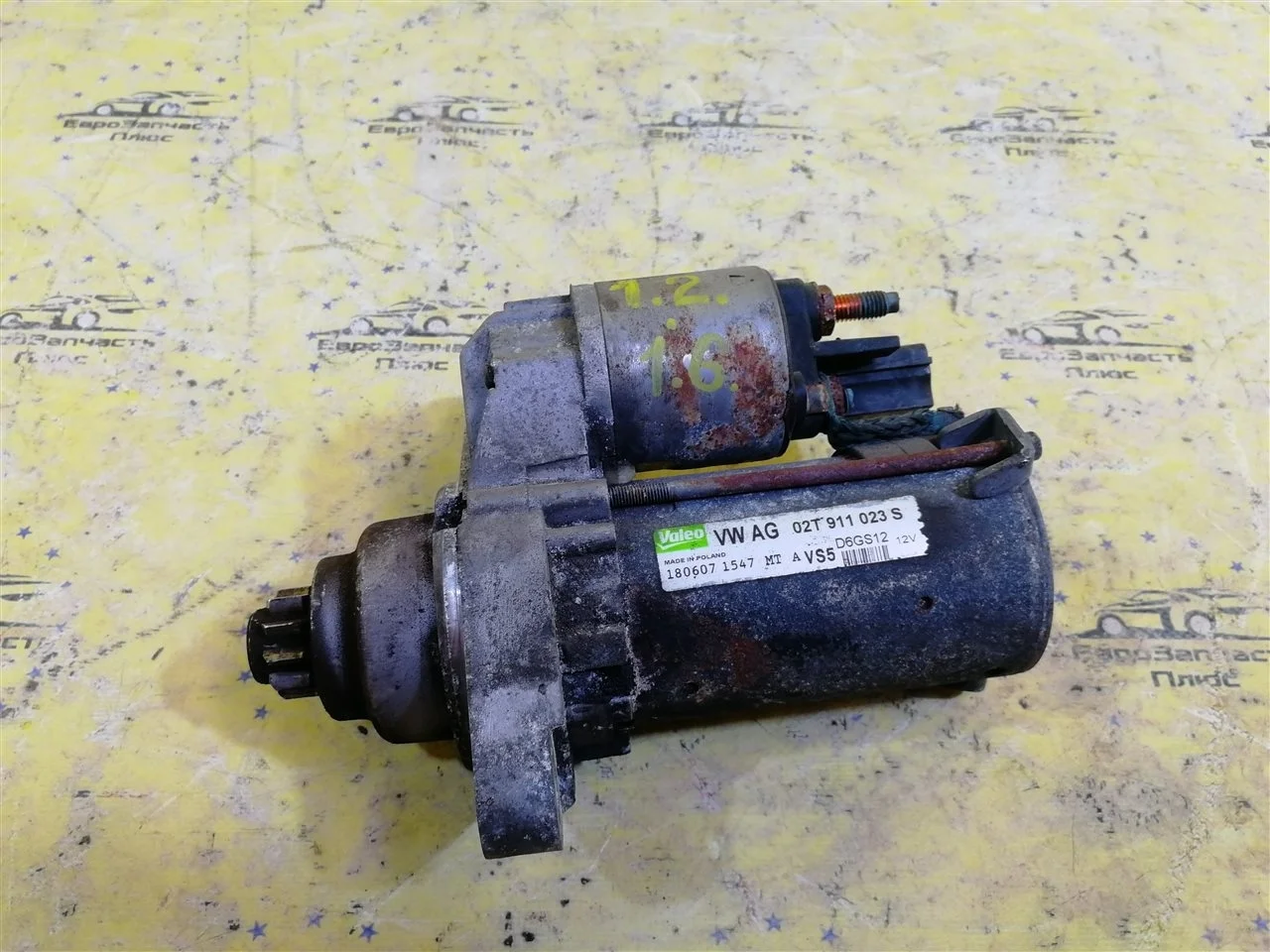 Стартер Skoda Fabia 2 02T911023S 5J