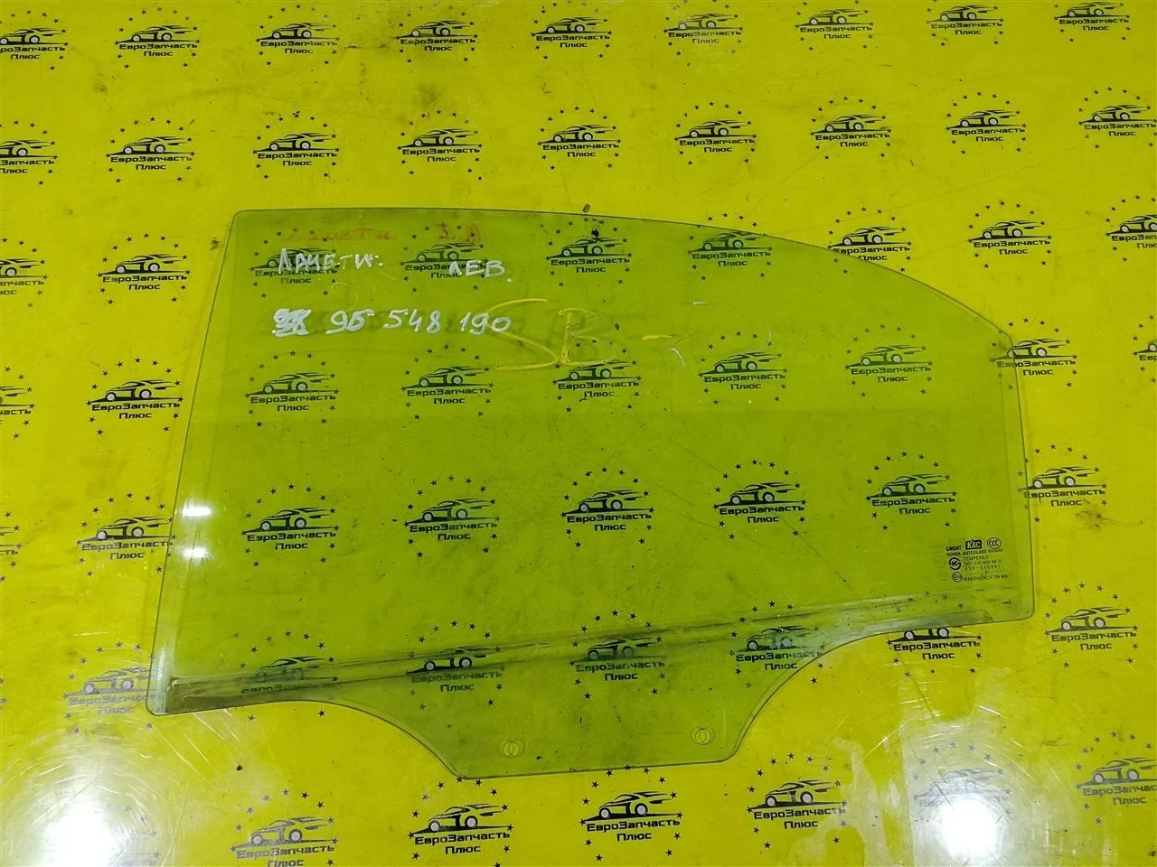 Стекло двери Chevrolet Lacetti 96548190 J200, заднее левое