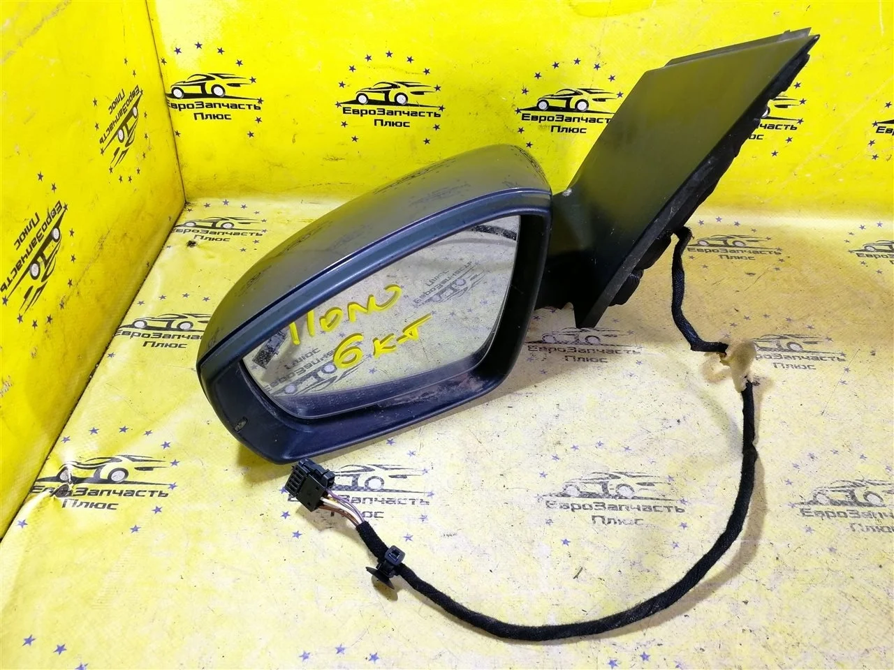 Зеркало двери Volkswagen Polo 6RU857507S9B9 MK5, переднее левое