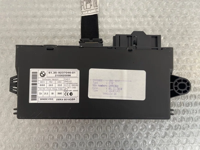 Блок управления CAS BMW X5 2010 61359395656 E70 N55B30
