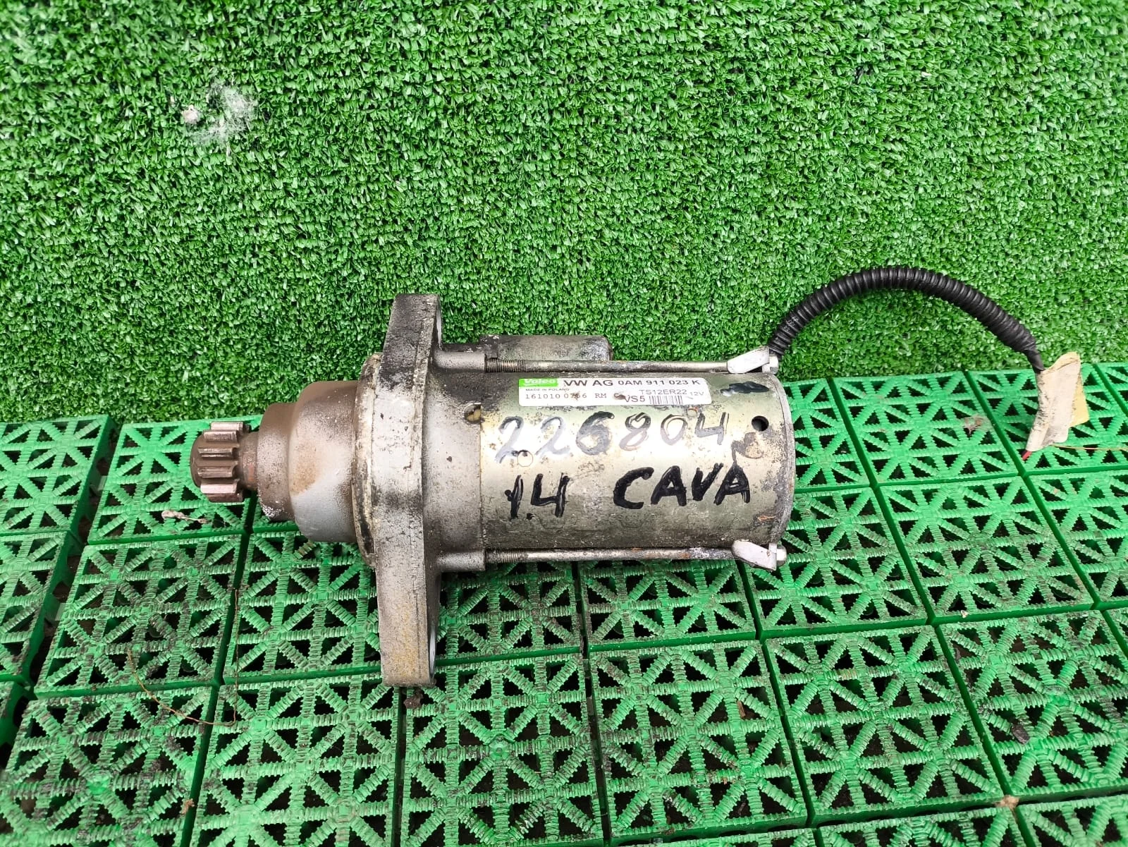 Стартер AUDI A3, SKODA OCTAVIA 1Z/A7, VOLKSWAGEN GOLF 6, CADDY 2011- (11/2) CAVA б/у A3(2004-2013);OCTAVIA 1Z(2004-2012);GOLF 5(2004-2009);JETTA 5(2005-2009)