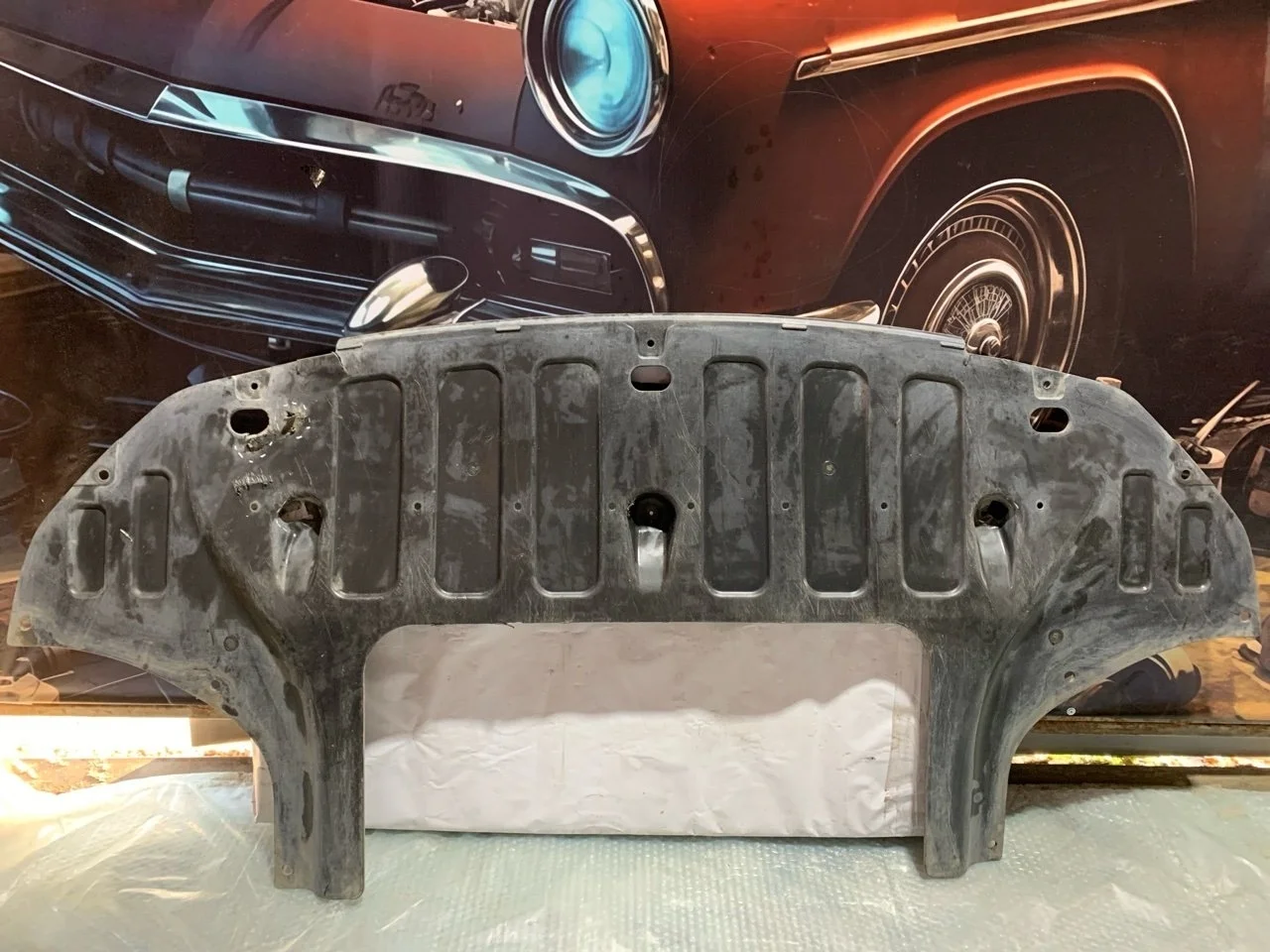 Пыльник бампера Hyundai Solaris 2 29110H5000, передний