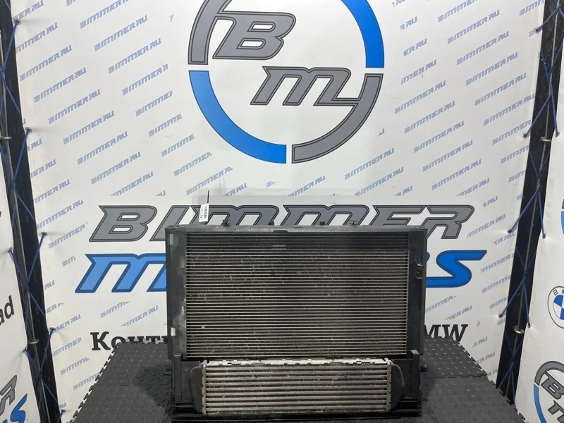 Кассета радиатора Bmw 435Ix 2015 17118672104 F33 N55B30A, левая