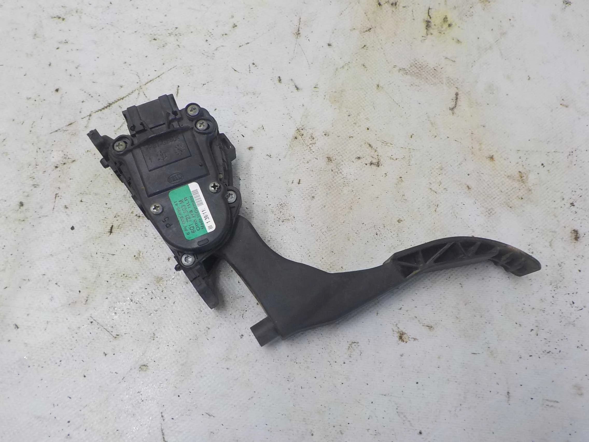 педаль акселератора Skoda Fabia II рестайлинг (2010—2014)