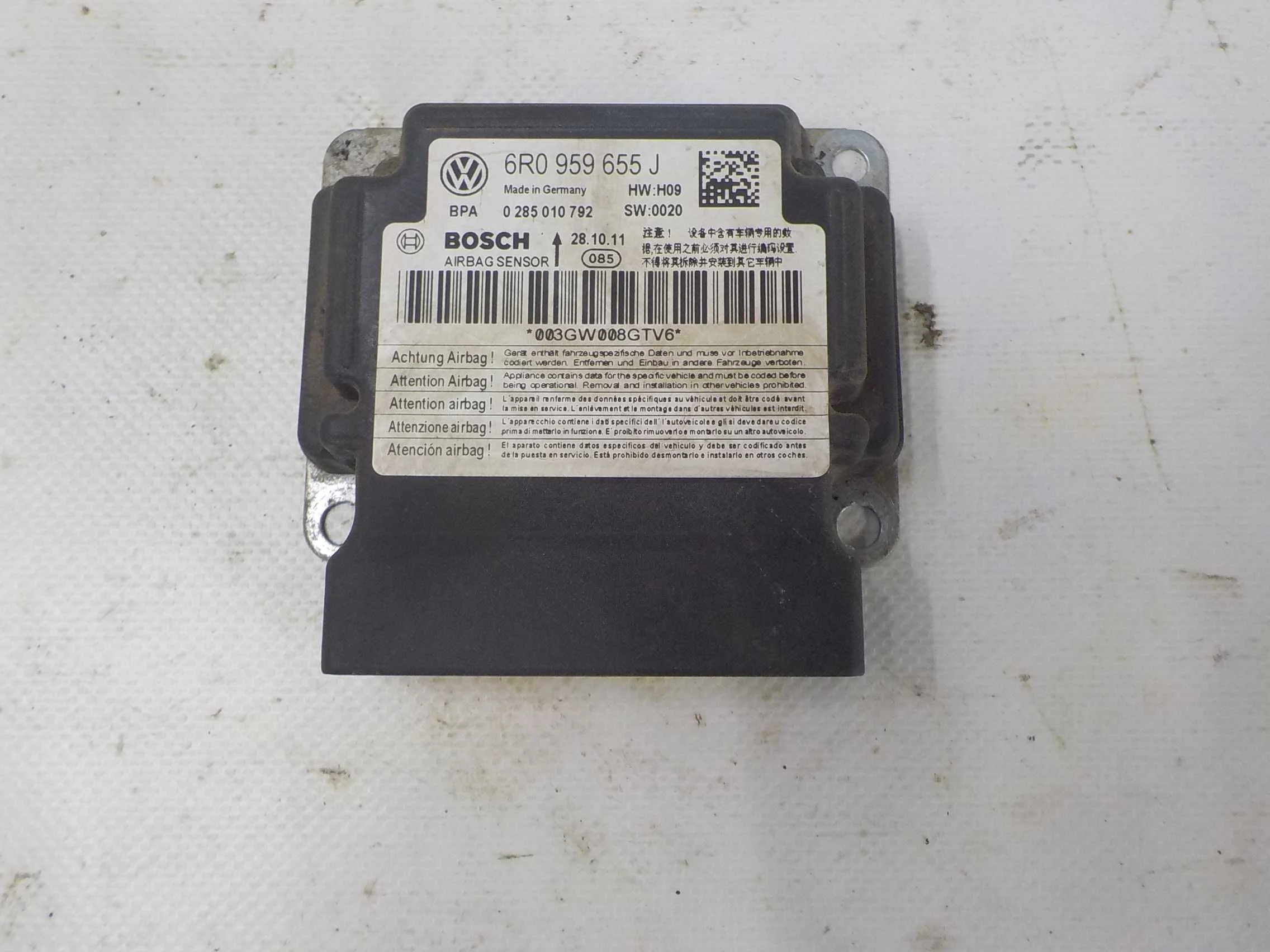 блок air bag Volkswagen Polo V (2009—2015)