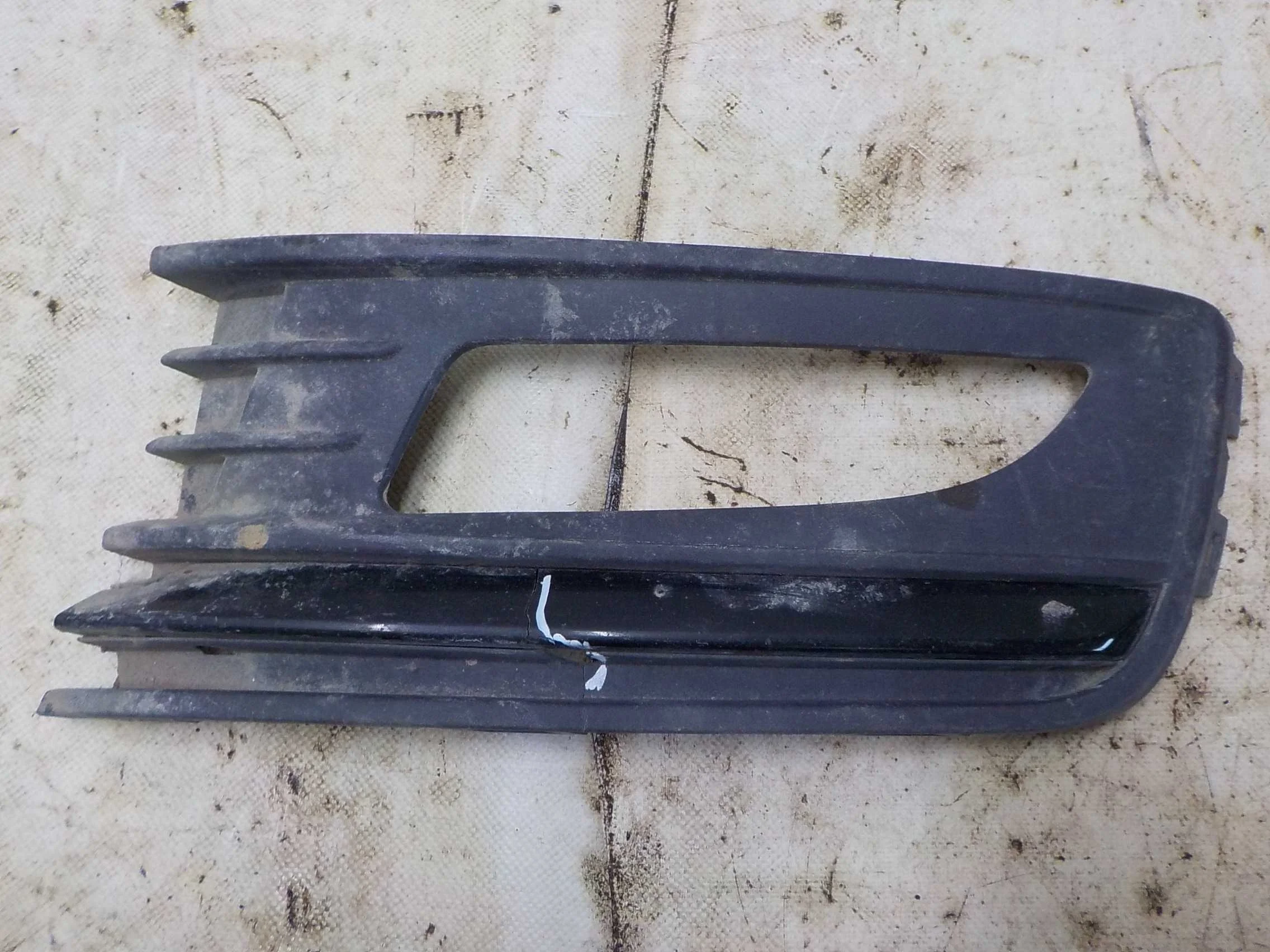 накладка на бампер Volkswagen Polo V (2009—2015) Перед Лево