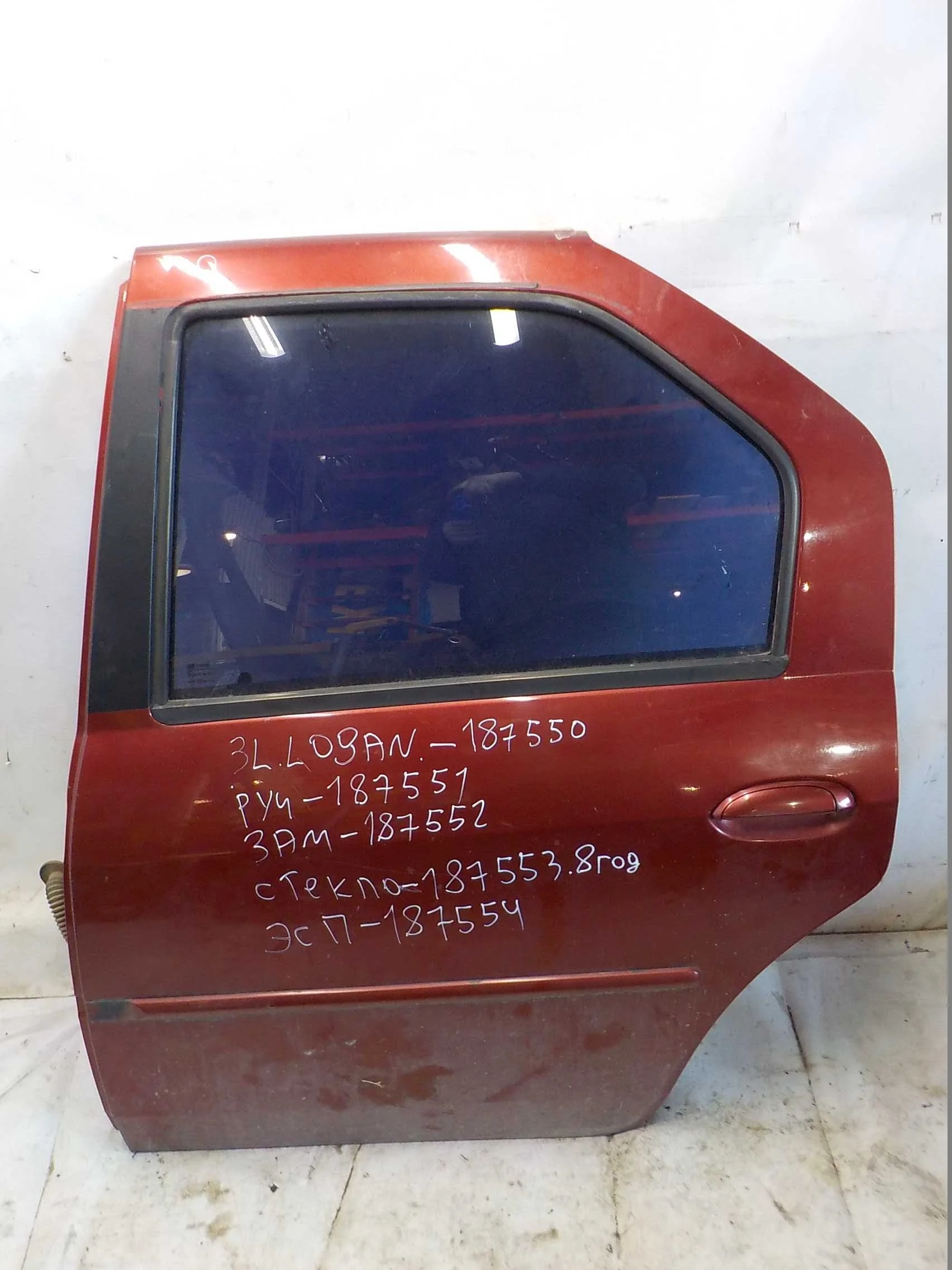 стекло Renault Logan I рестайлинг (2009—2015) Зад Лево