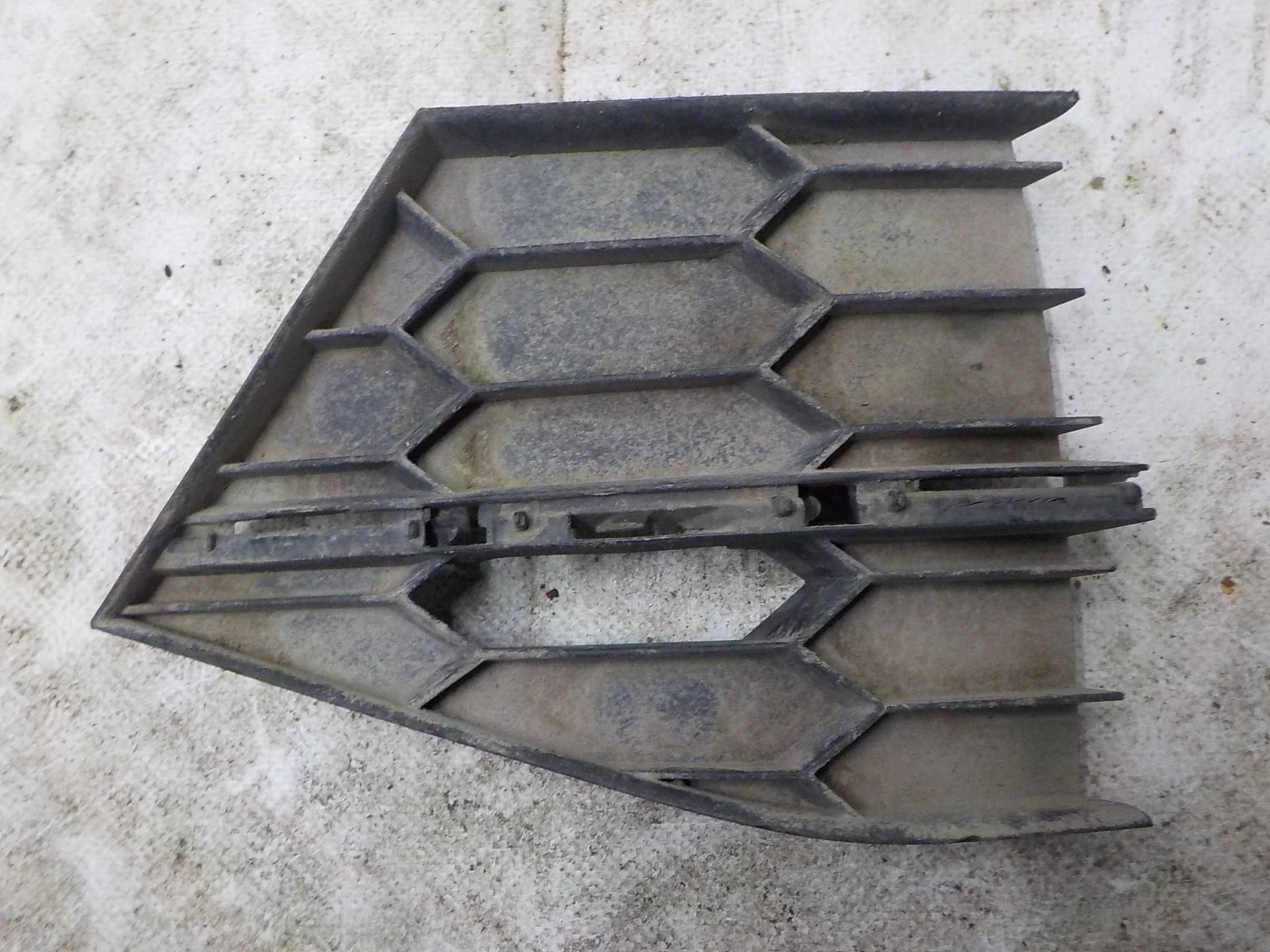 накладка на бампер Skoda Superb II (2008—2013) Перед Право