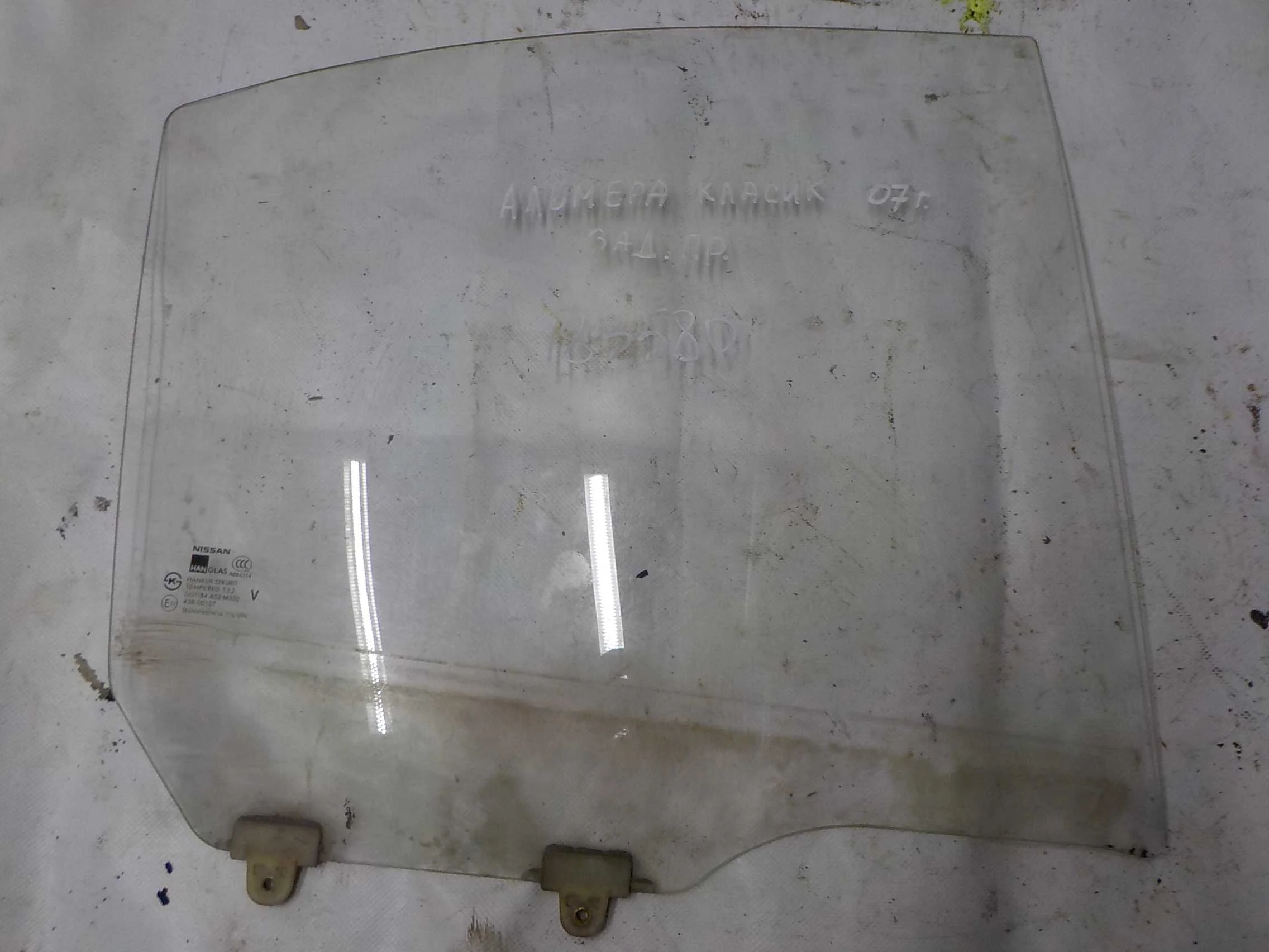 стекло Nissan Almera Classic I (2006—2013) Зад Право