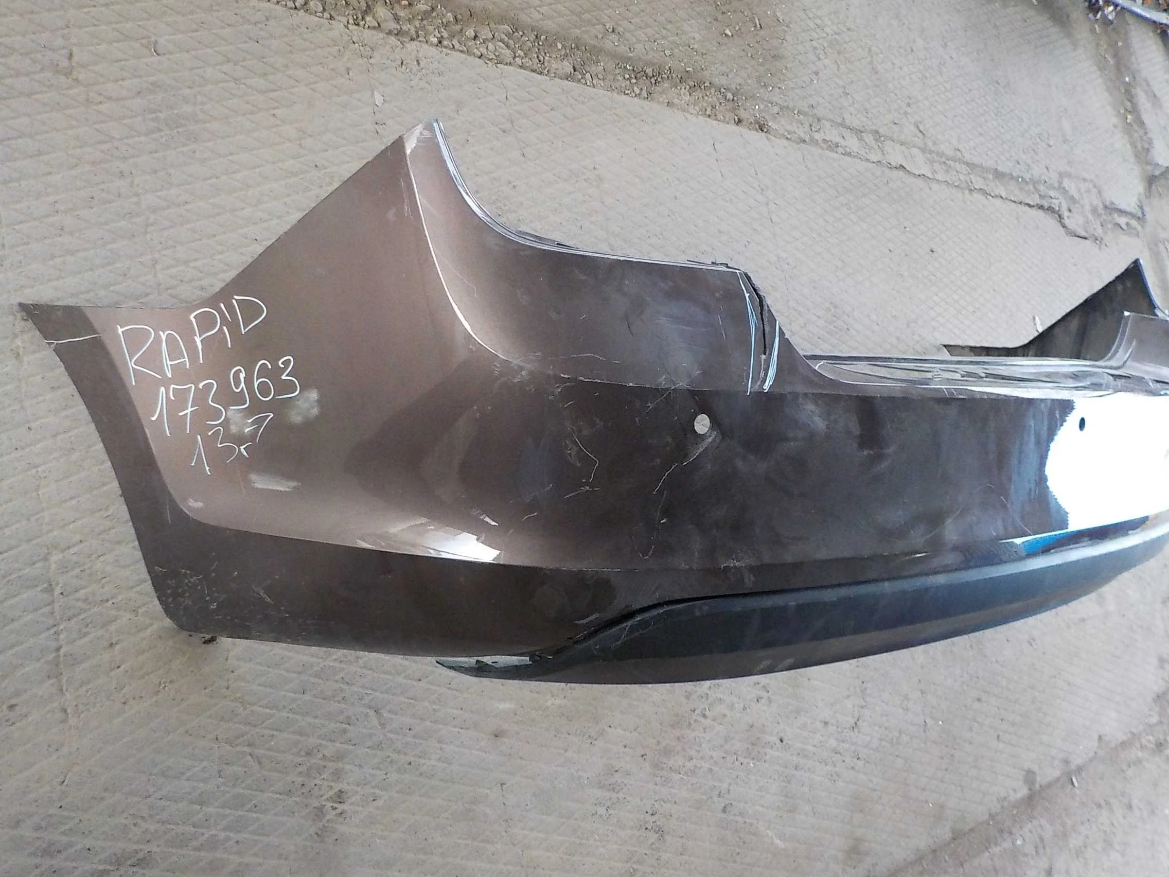 Бампер Skoda Rapid I (2012—2017) Зад