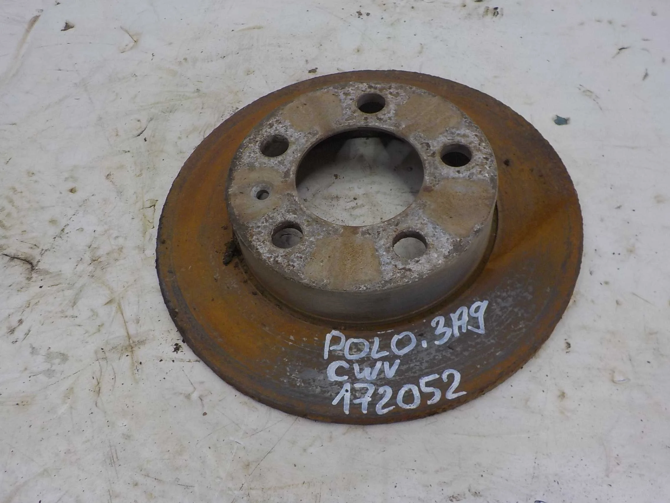 тормозной диск Skoda Rapid I рестайлинг (2017—2020) Зад