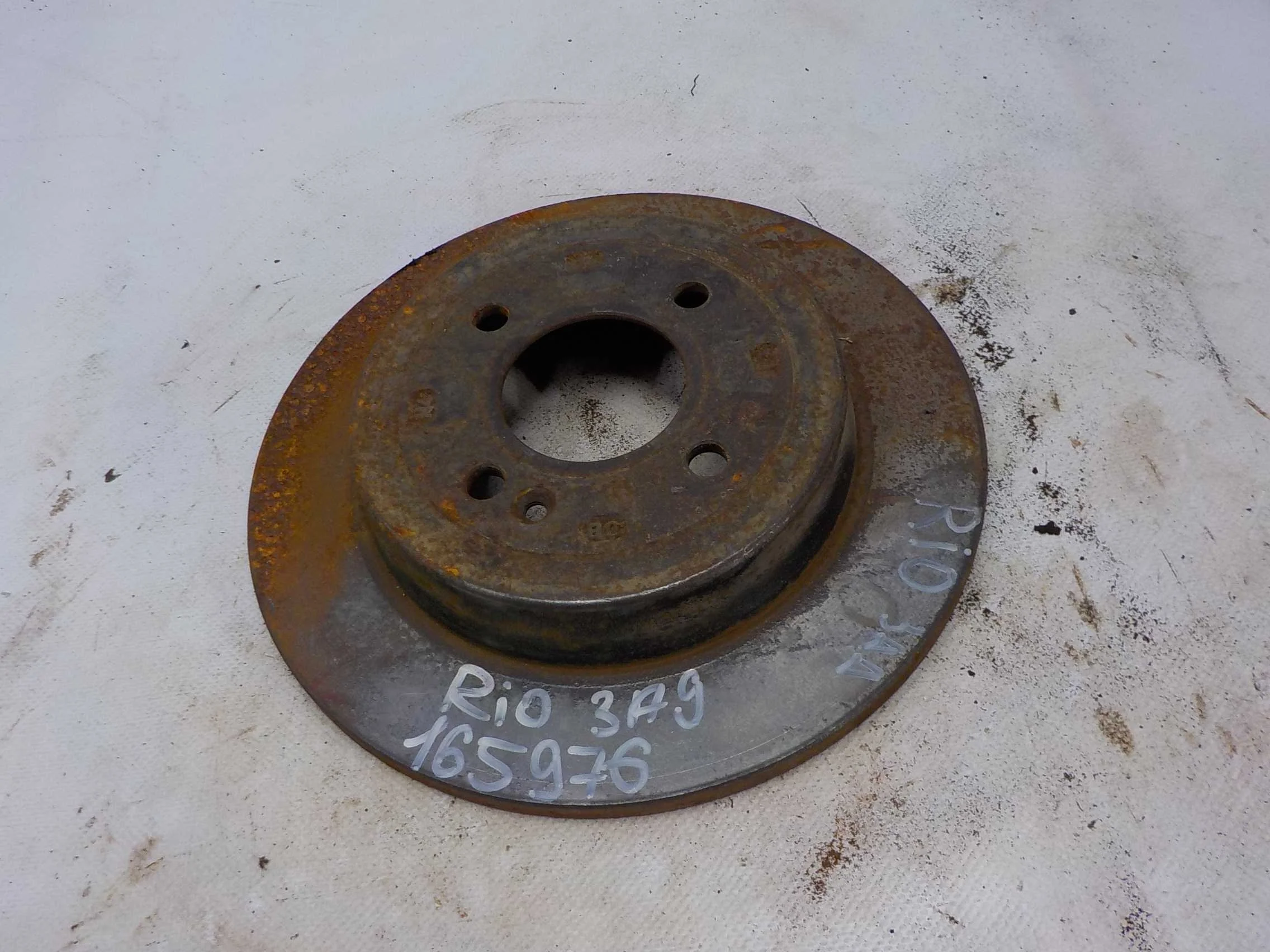 тормозной диск Kia Rio III рестайлинг (2015—2017) Зад