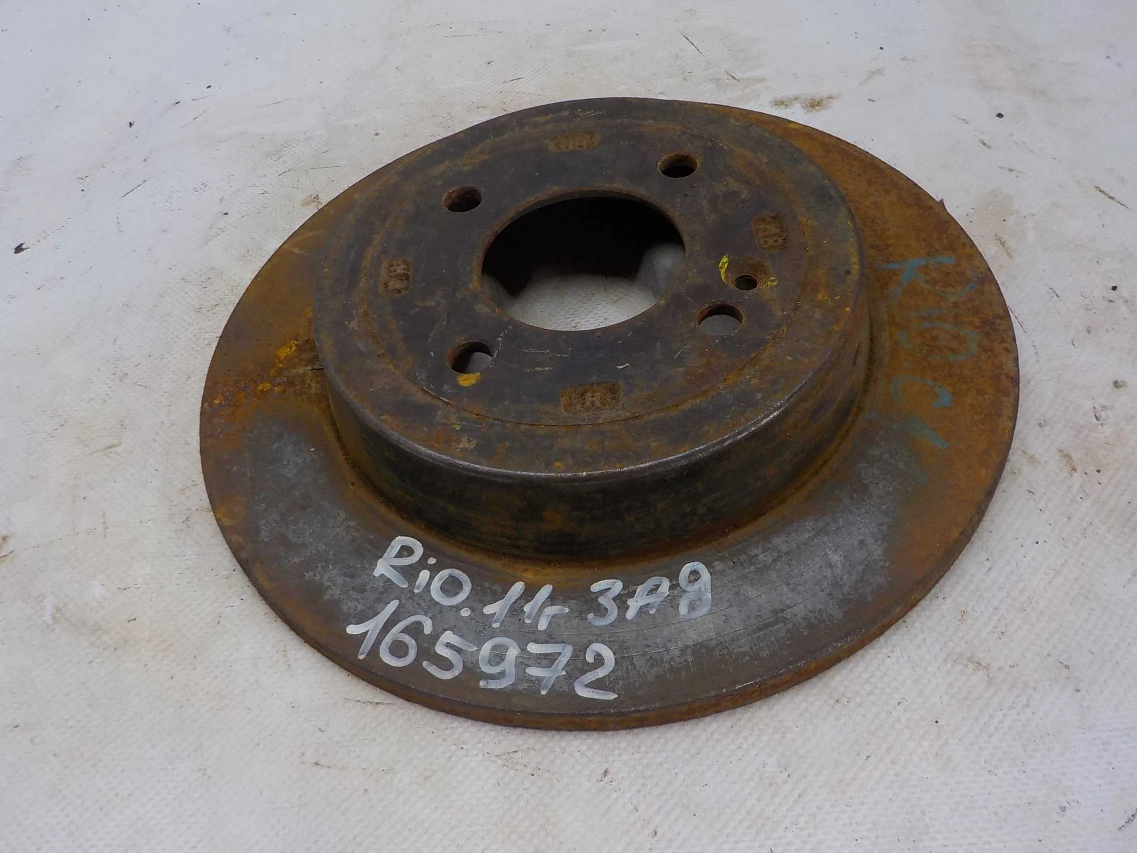 тормозной диск Kia Rio III рестайлинг (2015—2017) Зад