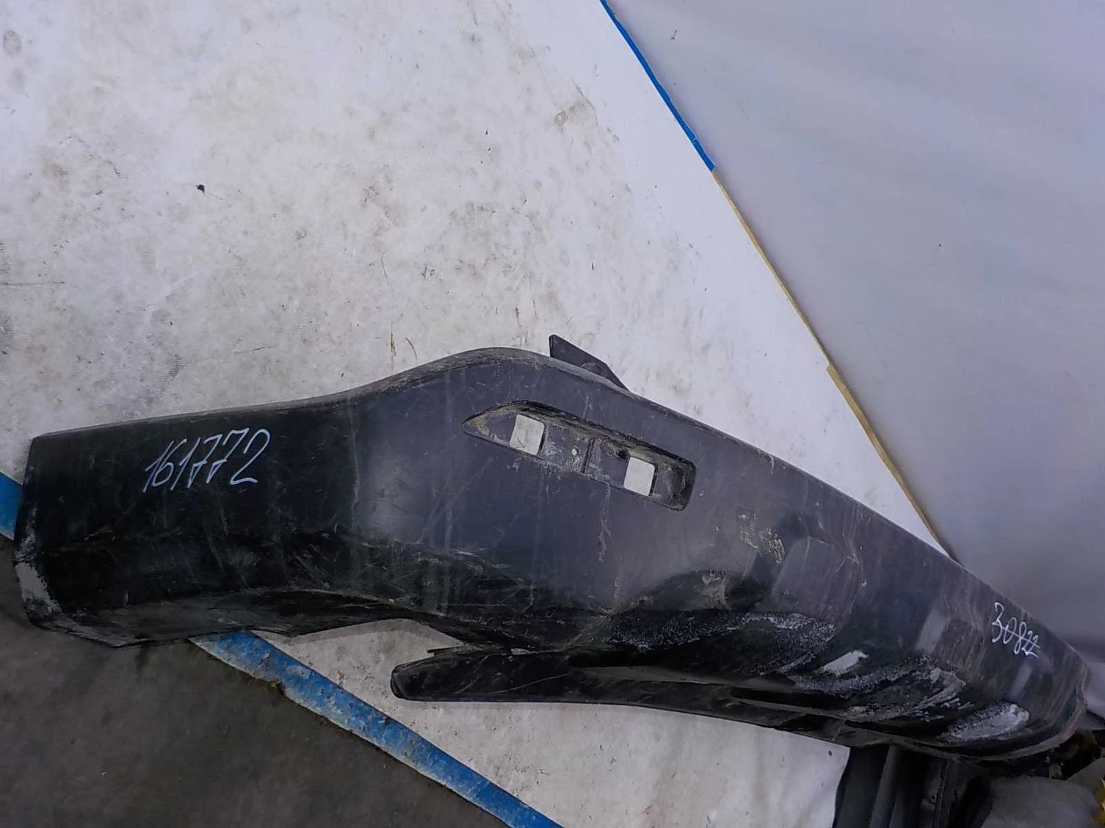 накладка на бампер Honda CR-V III рестайлинг (2009—2012) Зад