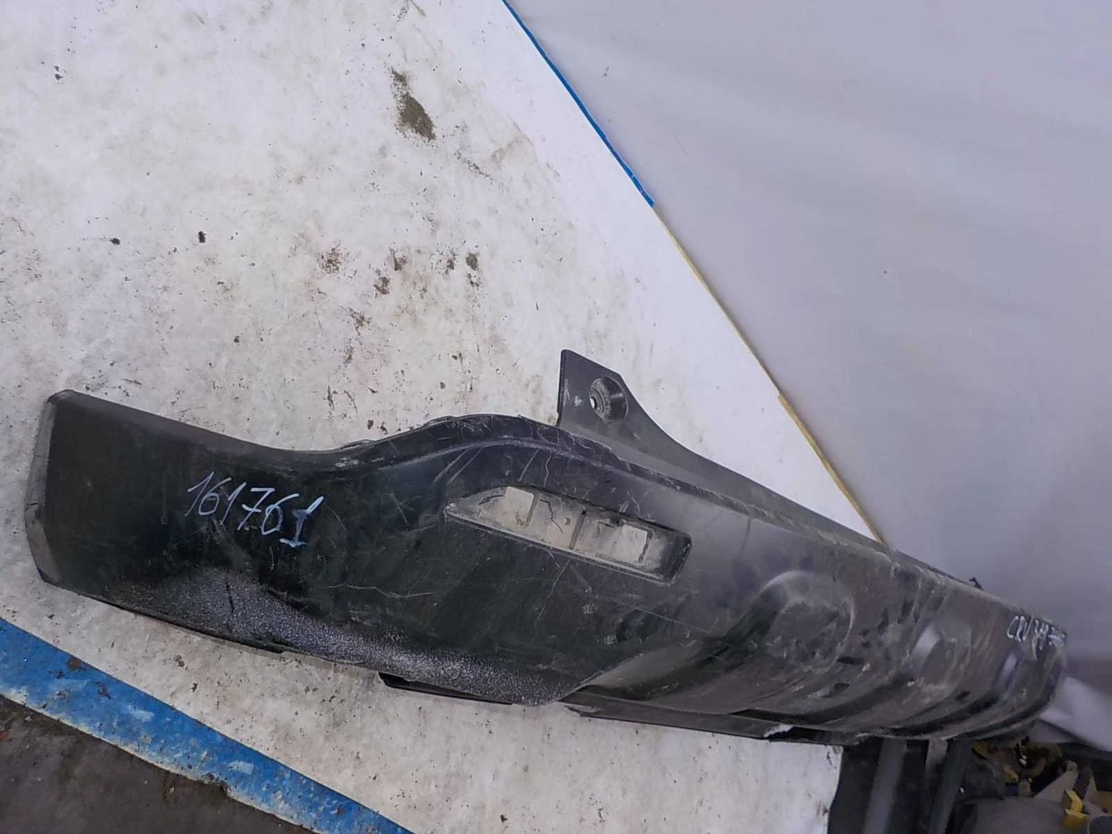 накладка на бампер Honda CR-V III рестайлинг (2009—2012) Зад