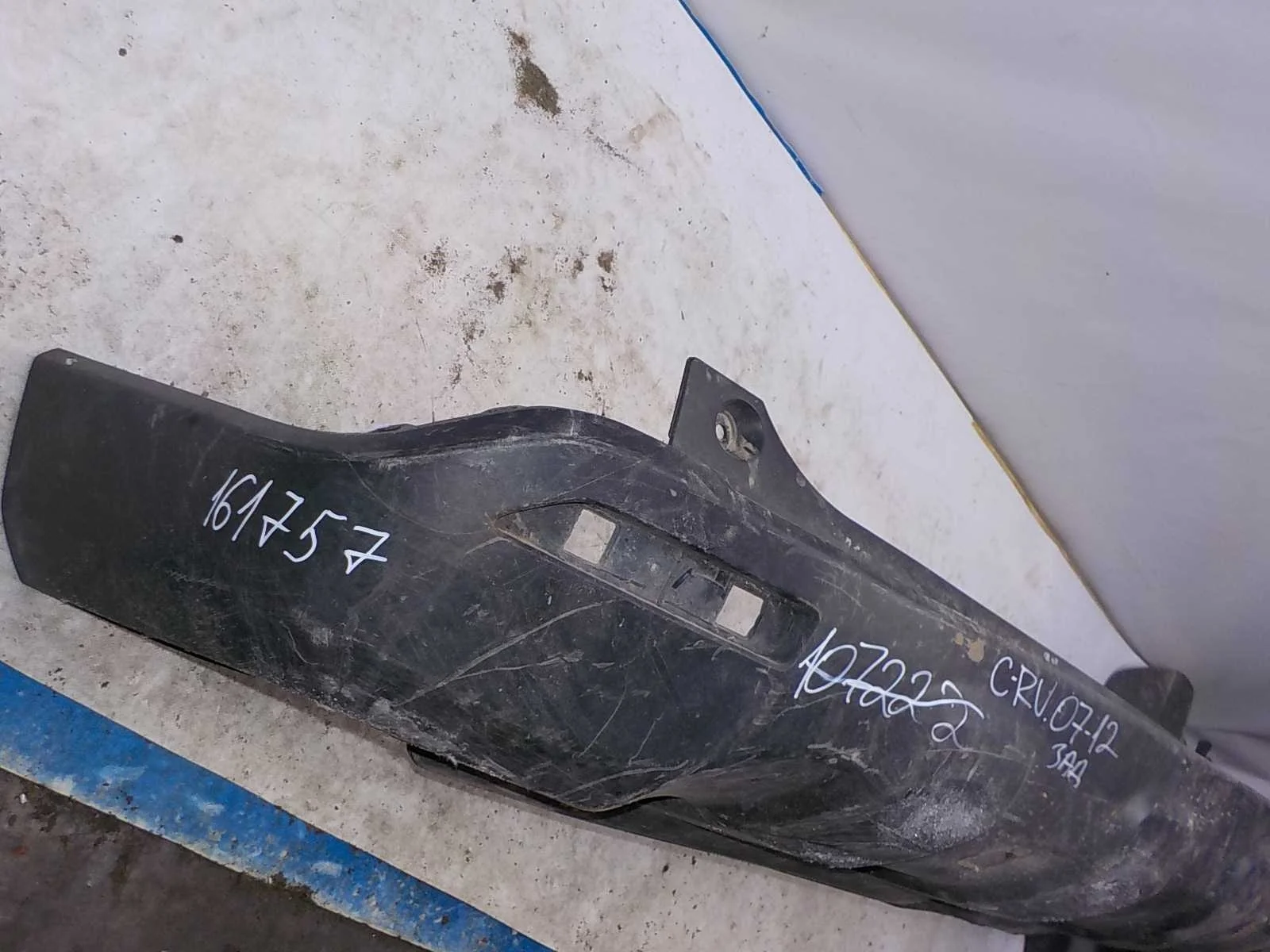 накладка на бампер Honda CR-V III рестайлинг (2009—2012) Зад