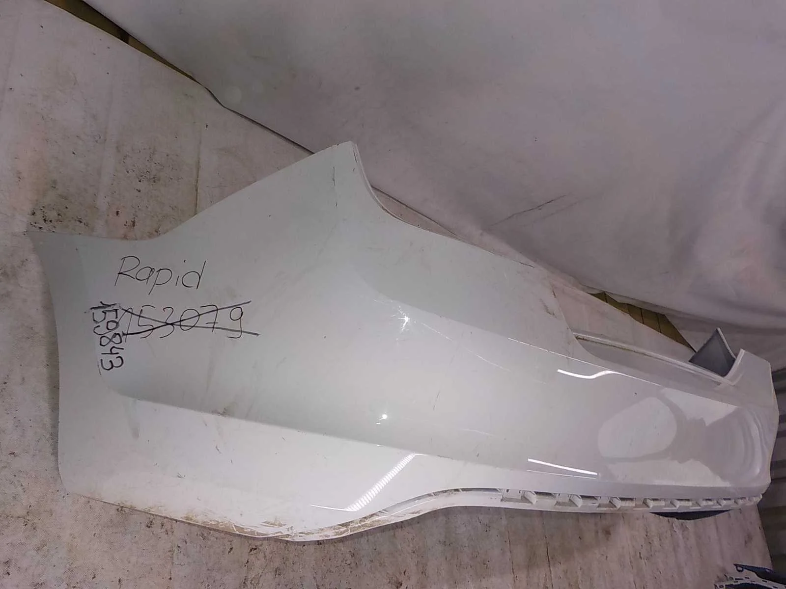 Бампер Skoda Rapid I (2012—2017) Зад