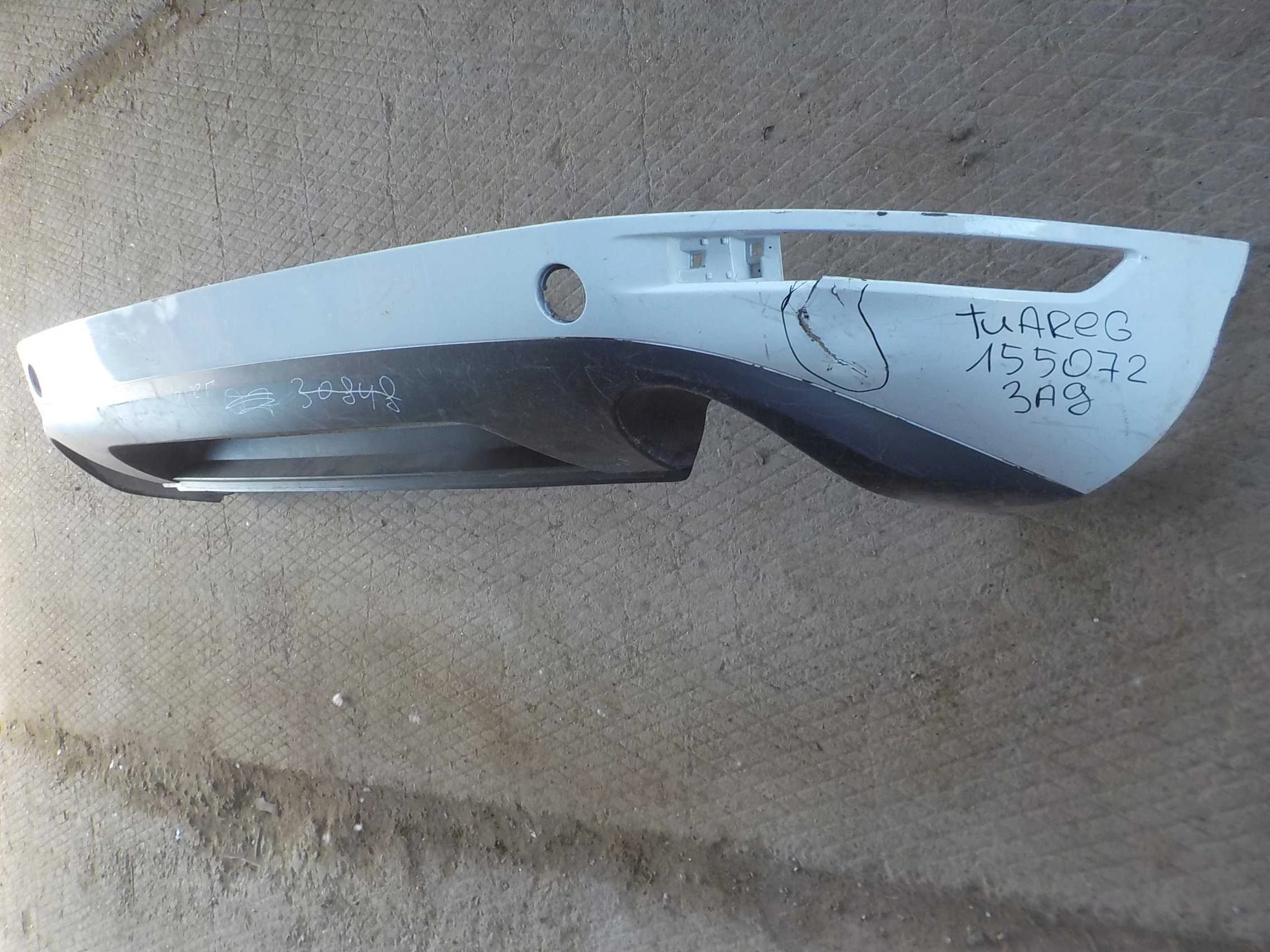 накладка на бампер Volkswagen Touareg I (2002—2006) Зад