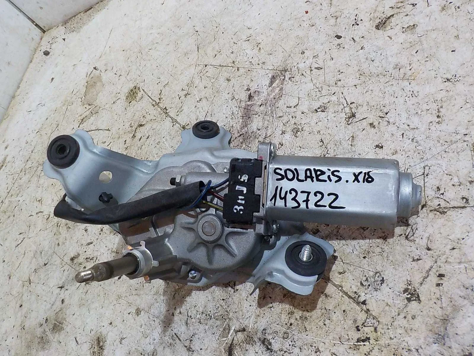 моторчик дворников Hyundai Solaris I (2010—2014) Зад