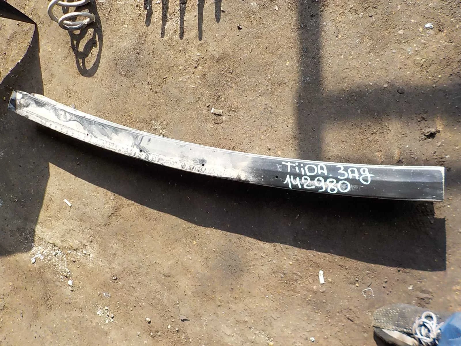 Усилитель бампера Nissan Tiida C11 рестайлинг (2010—2013) Зад