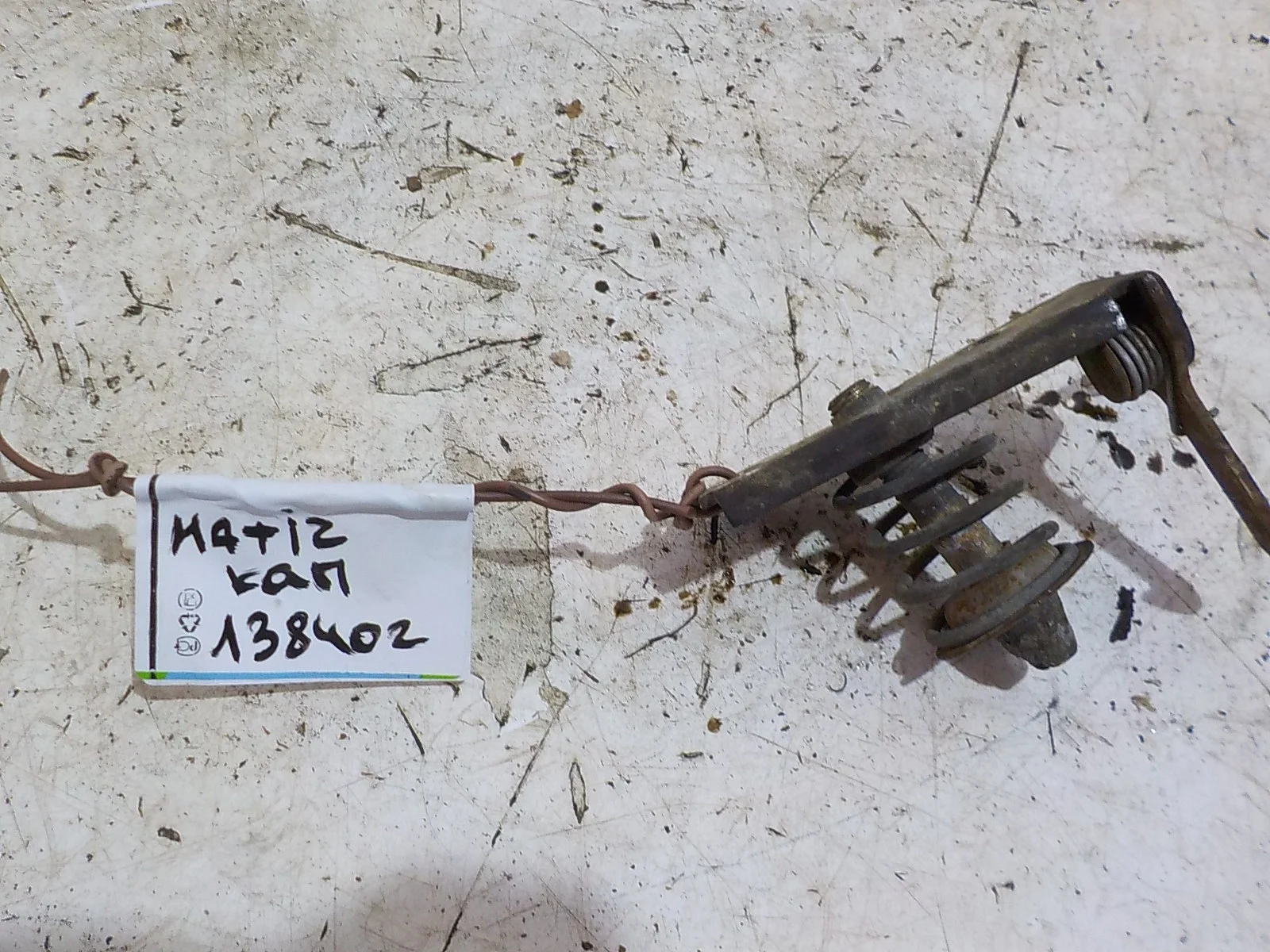 Замок капота Daewoo Matiz II (2005—2007)