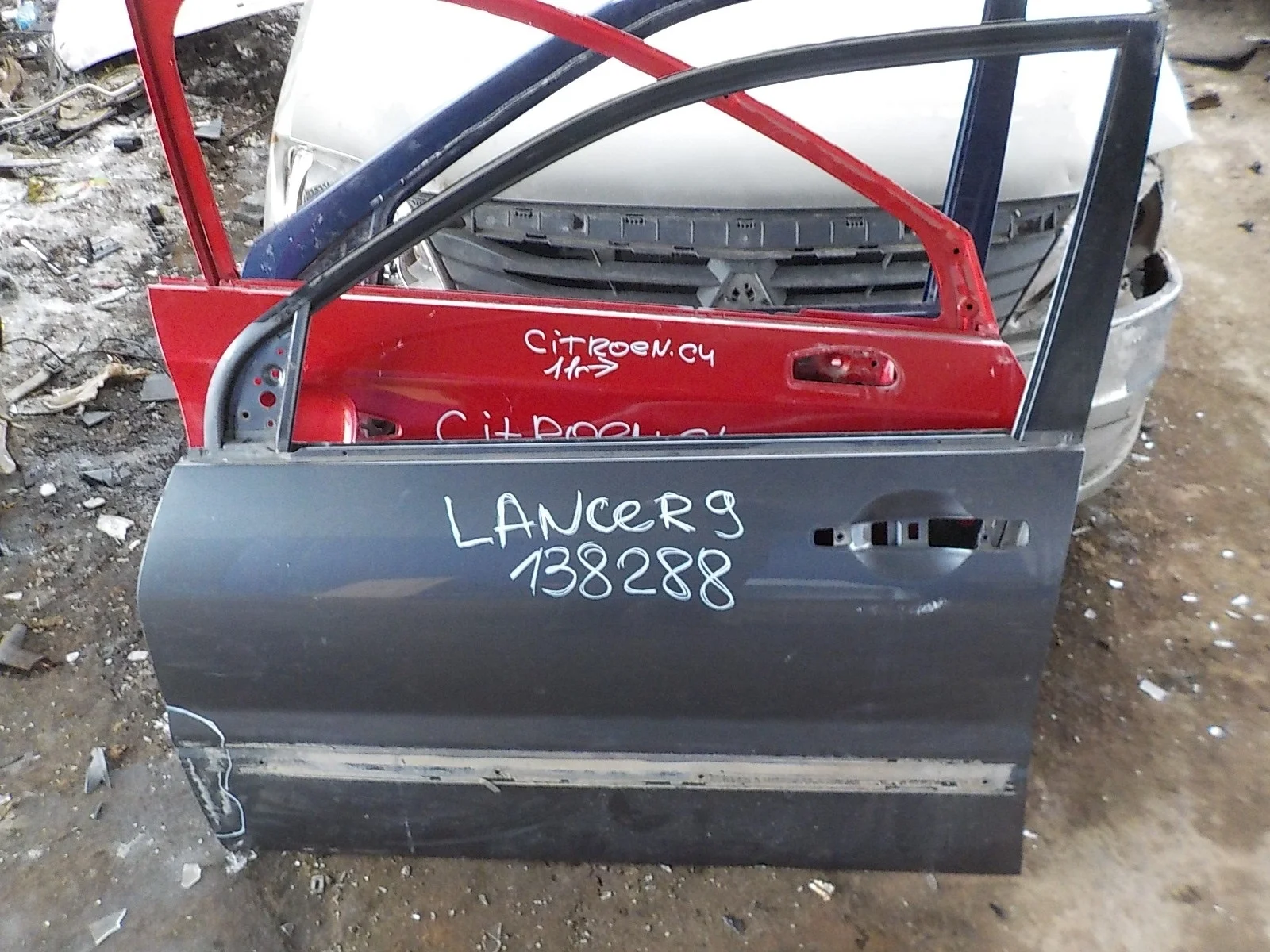 Дверь Mitsubishi Lancer IX (2000—2007) Перед Лево