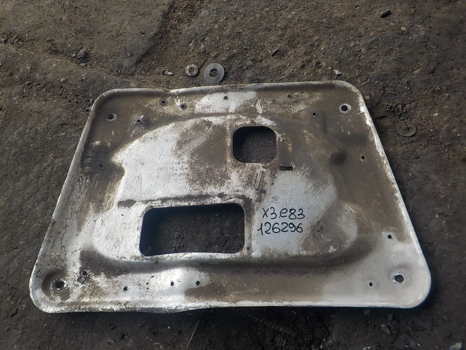 защита двигателя BMW X3 E83 рестайлинг (2006—2010)