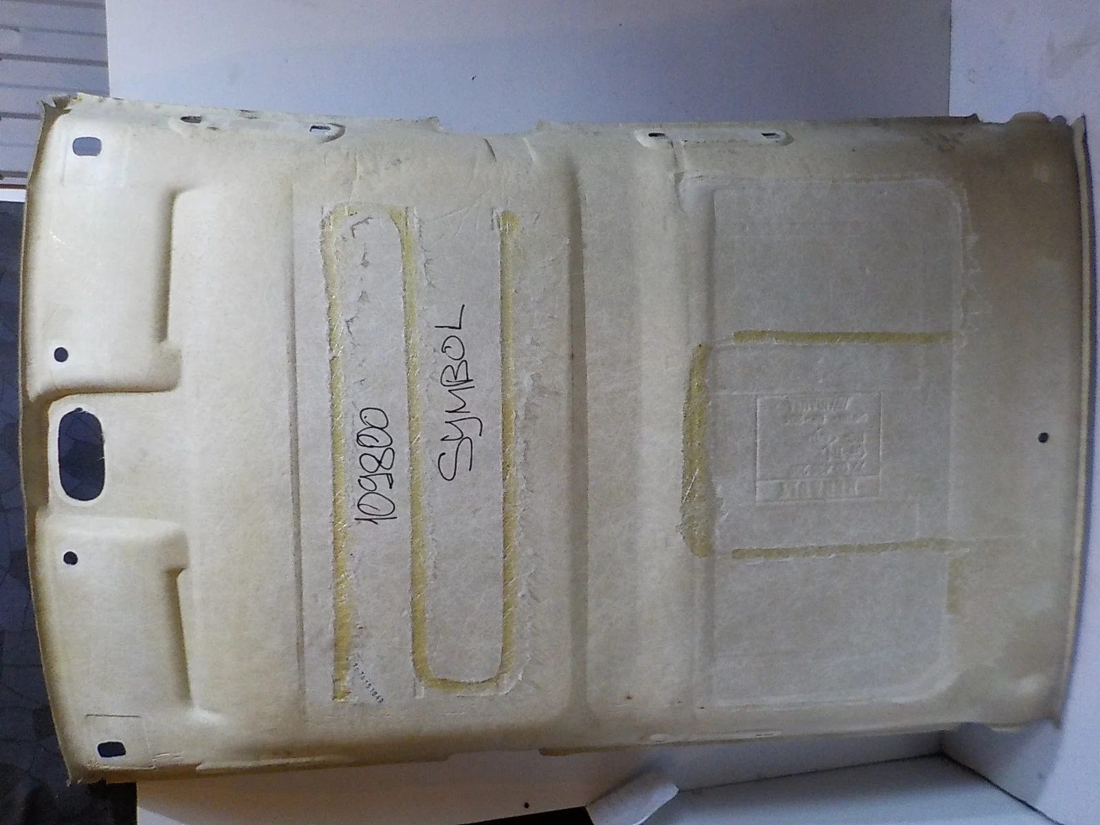 Обшивка потолка Renault Symbol I рестайлинг (2002—2006)