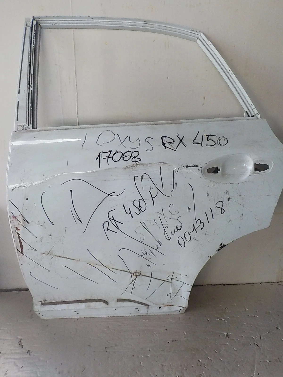 Дверь Lexus RX III (2008—2012) Зад Лево