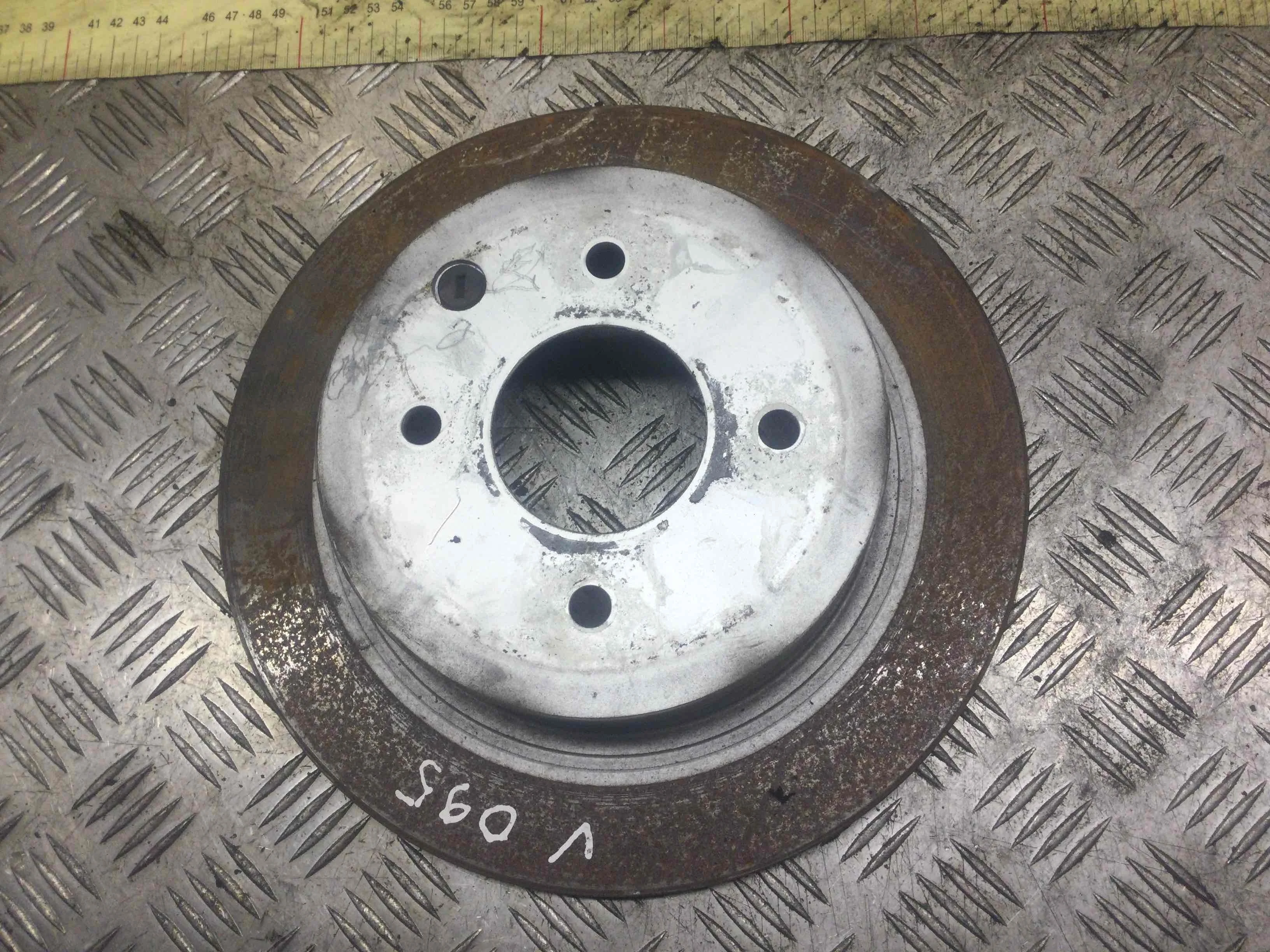 Диск тормозной задний Nissan Tiida Tiida C11 [рестайлинг] (2007-2014) бензин 1.6 i Механика Х/б