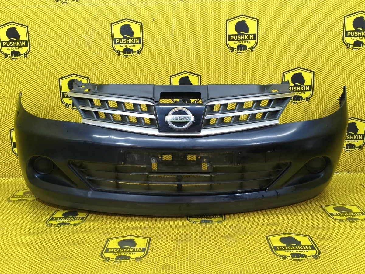 Бампер Nissan Tiida 2008 F20221JY0B C11 HR15DE, передний