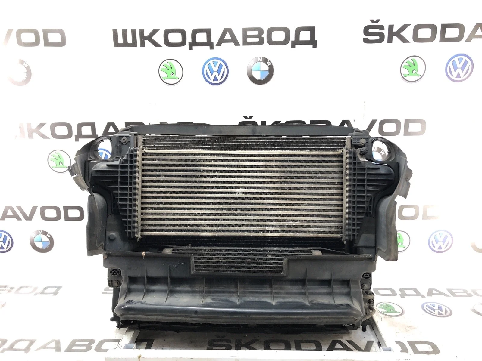 Кассета радиаторов в сборе Mercedes-Benz Ml 2009 A1645000493 W164 3.0 OM642.940