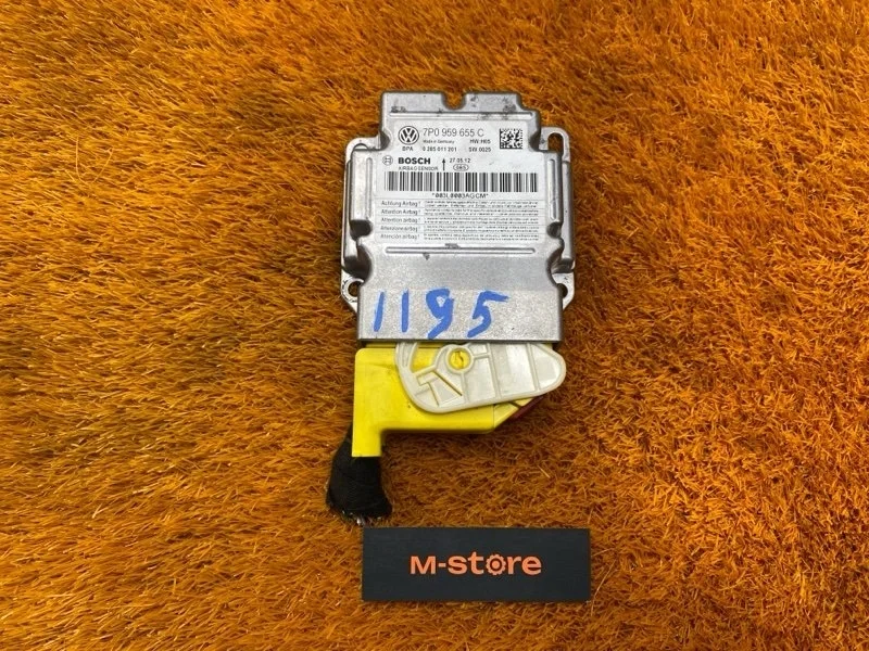 Блок управления Airbag Volkswagen Touareg 2012 7P0959655C 7P CGR
