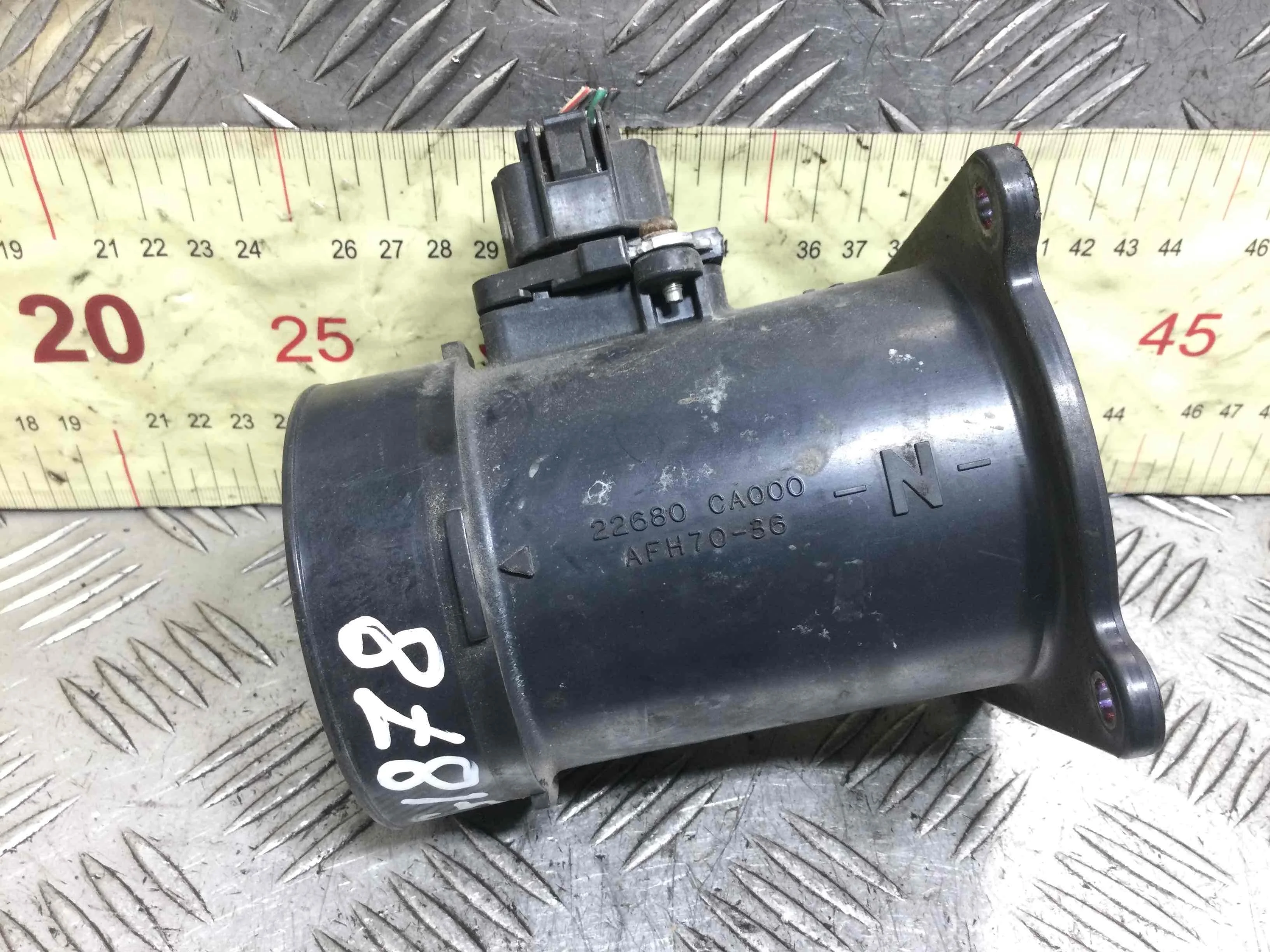 Расходомер воздуха Nissan Primera Primera III (P12) 2001 - 2008 бензин 2.0 i Механика Х/б