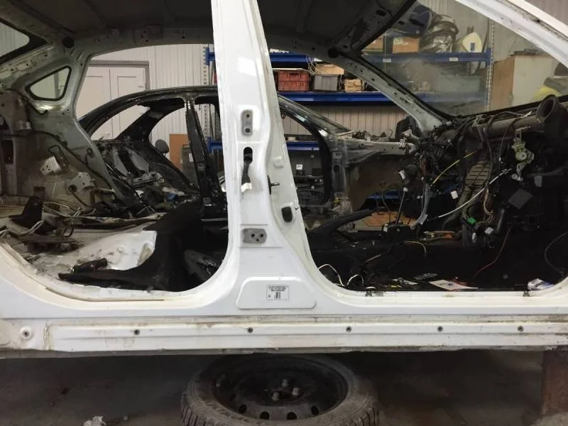 Порог со стойкой правый Nissan Almera 3 (G11, G15) 2012>