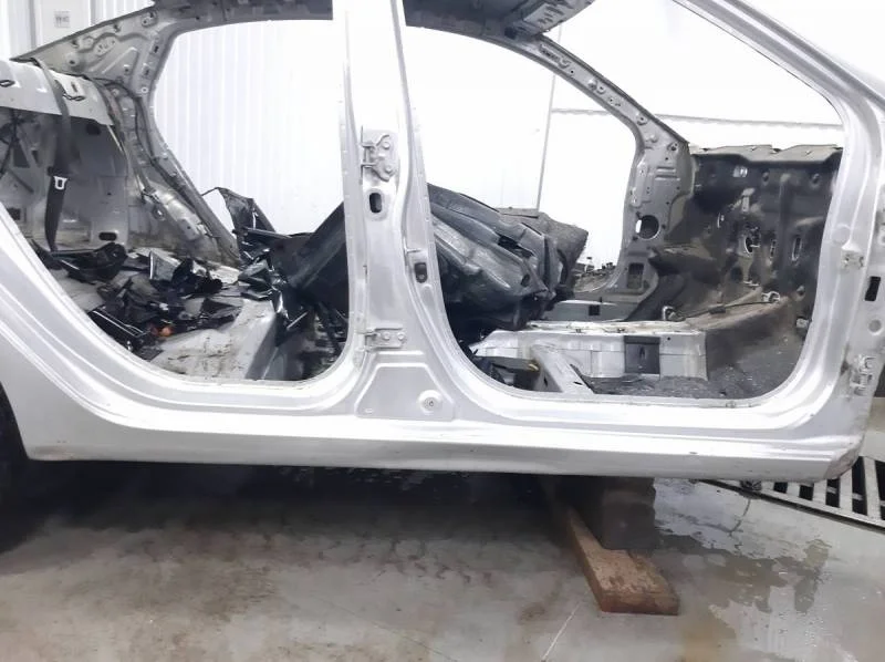 Порог со стойкой правый Kia Rio 3 (UB) 2011-2017