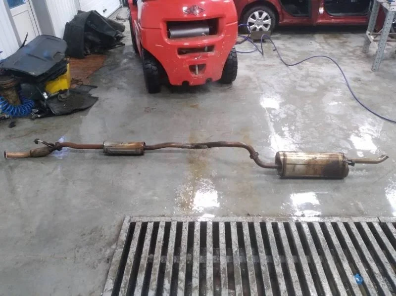 Глушитель основной Kia Rio 3 (UB) 2011-2017