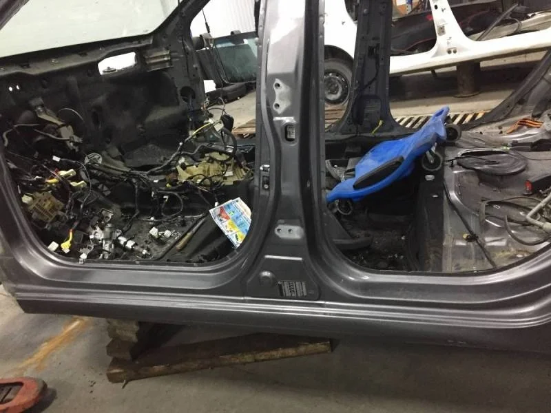 Порог со стойкой левый Hyundai Solaris 2010-2017