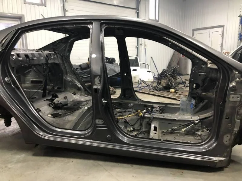 Порог со стойкой правый Kia Rio 3 (UB) 2011-2017