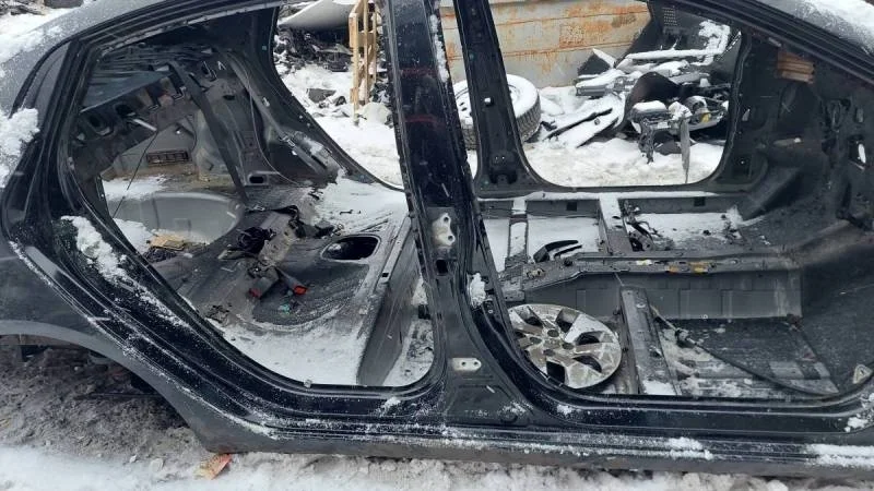 Порог со стойкой правый Kia Rio 3 (UB) 2011-2017