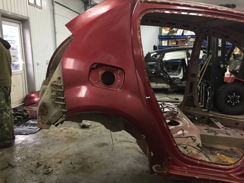 Крыло заднее правое Renault Sandero 2009-2014