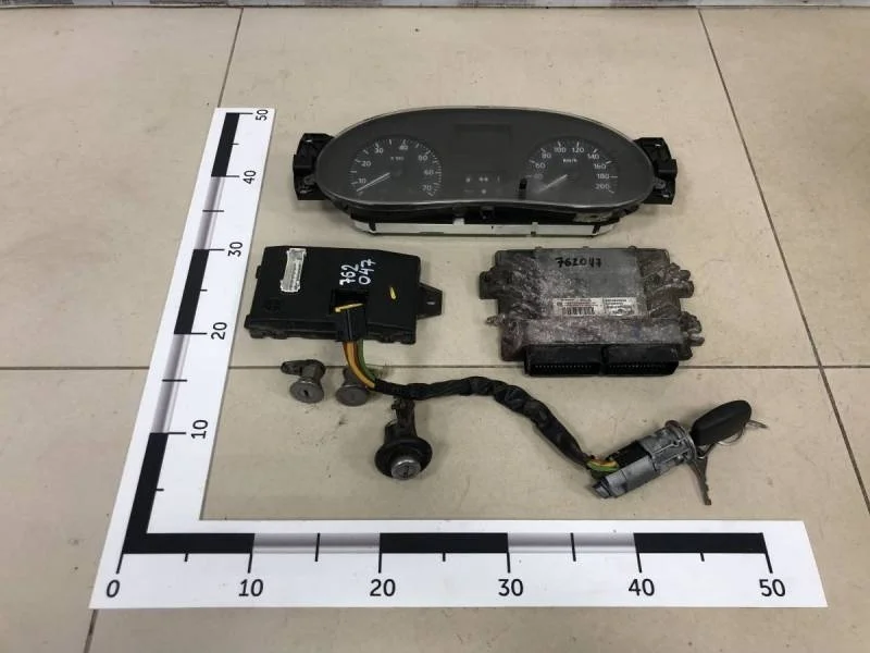 Замок зажигания (комплект) Renault Logan (1) 2005-2014