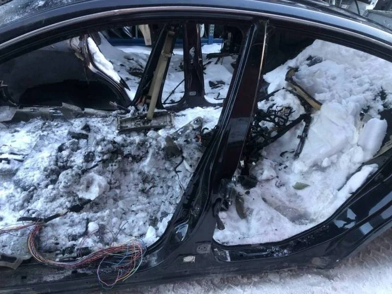 Порог со стойкой левый Nissan Teana J32 2008-2013