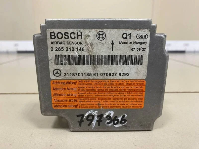 Блок управления AIR BAG Mercedes-Benz E-Class (W211) 2002-2009