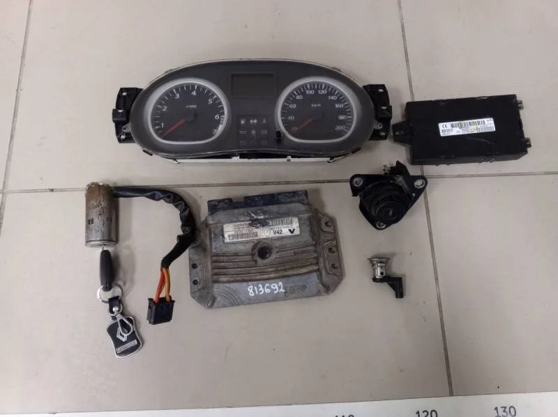 Замок зажигания (комплект) Renault Duster 2012>