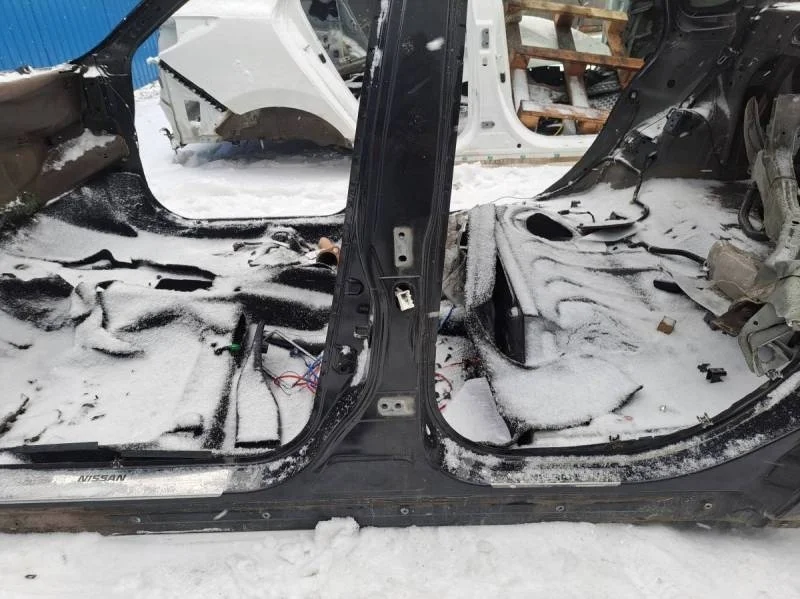 Порог со стойкой левый Nissan Almera 3 (G11, G15) 2012>