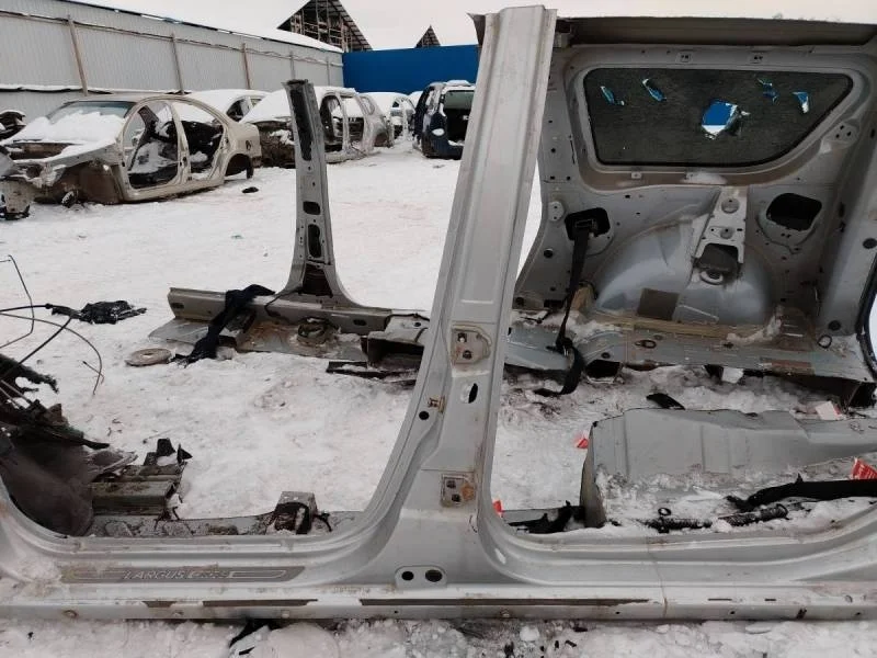 Порог со стойкой левый Lada Largus 2012>