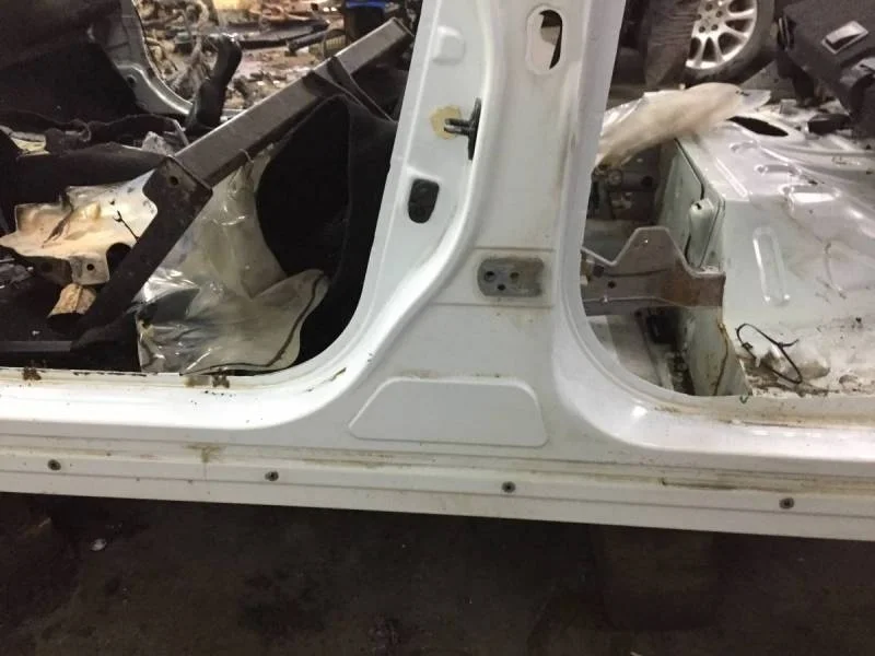 Порог со стойкой левый Nissan Almera 3 (G11, G15) 2012>