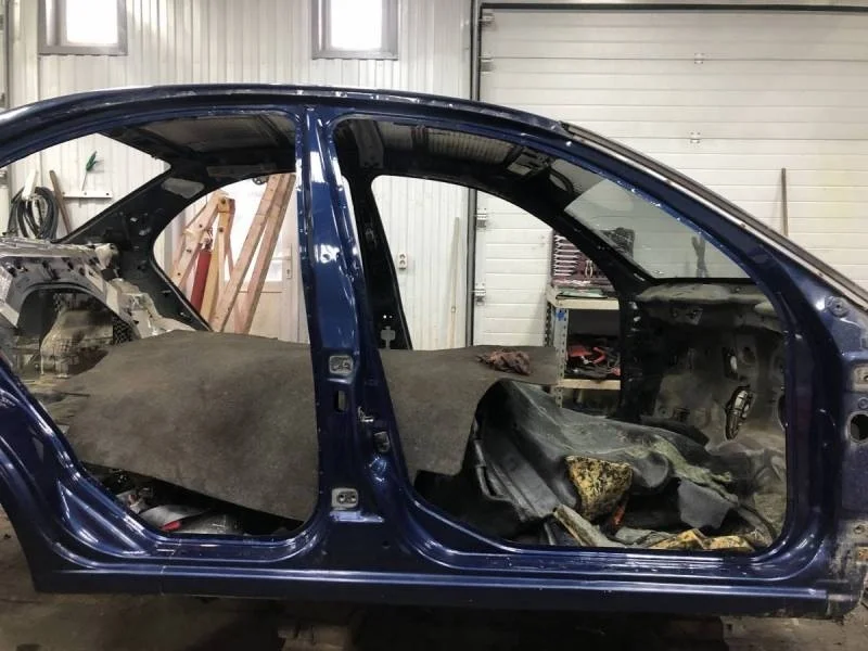 Порог со стойкой правый Nissan Almera Classic (B10) 2006-2013