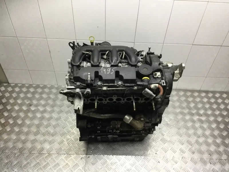 Двигатель ДВС голый столбик Peugeot 407 2005 9HZ 2